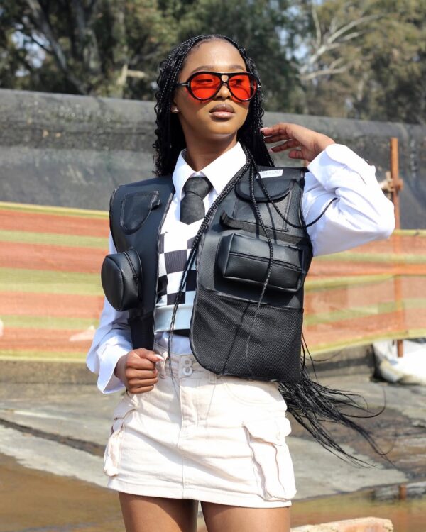 Cropped Utility Vest - Image 2
