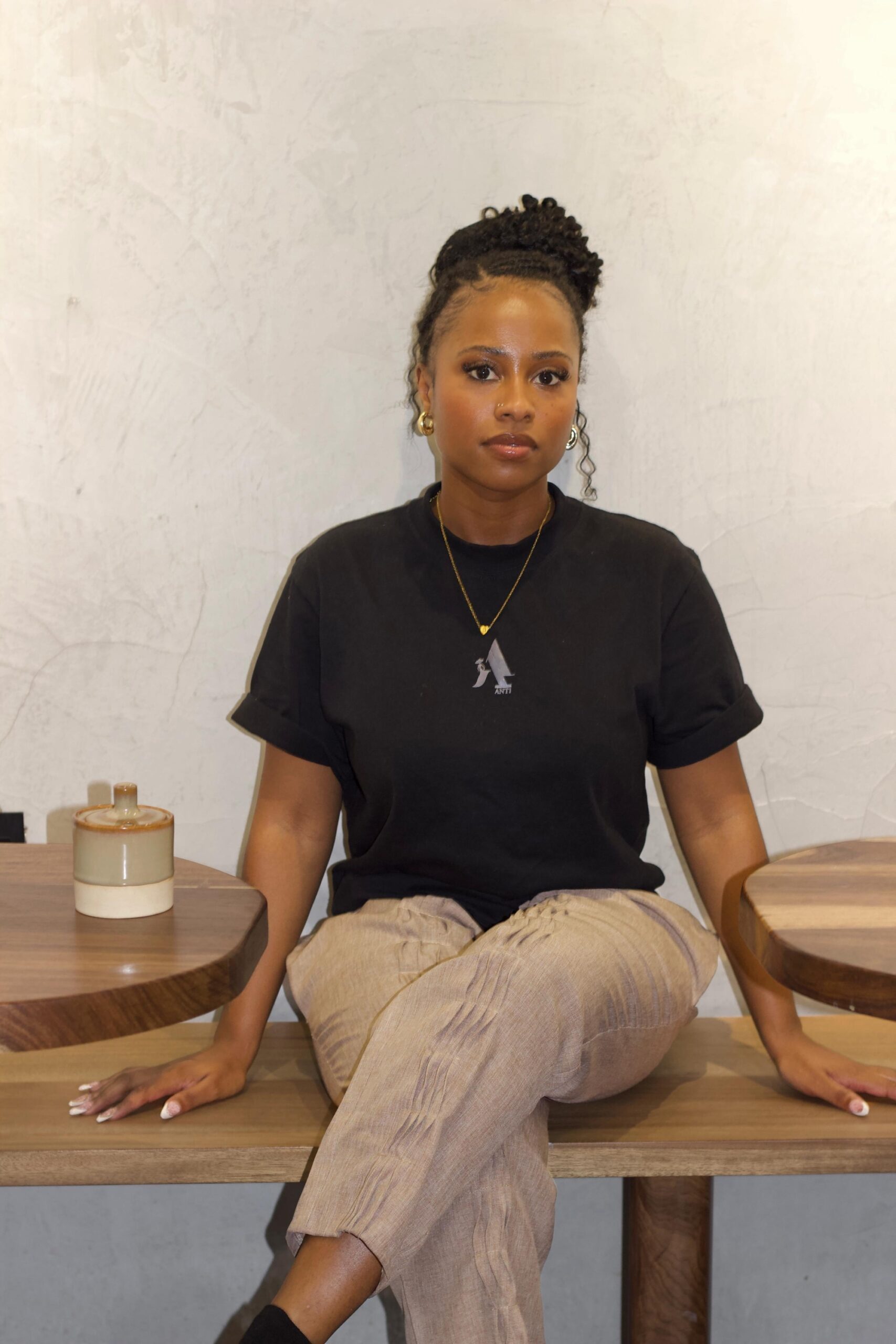 Undulation Pleat Trouser