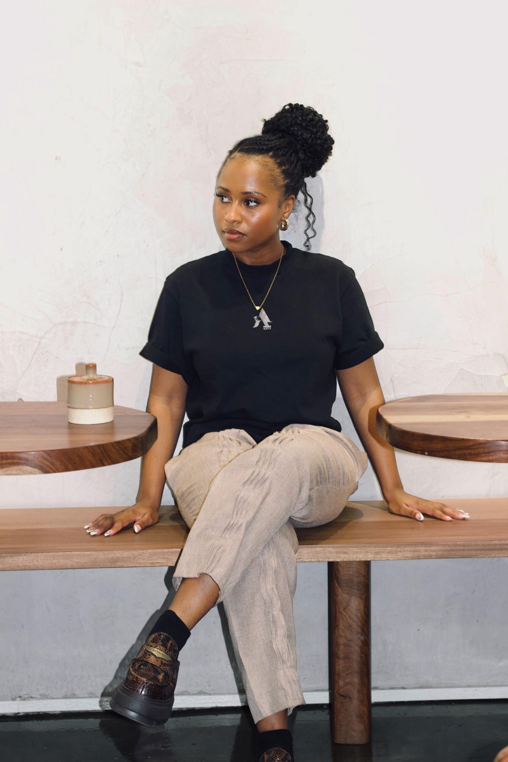 Undulation Pleat Trouser - Image 3